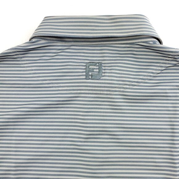 FootJoy Striped Golf Polo Shirt Stretch Short Sleeve "Pro Partner" Men's XL - Picture 5 of 10